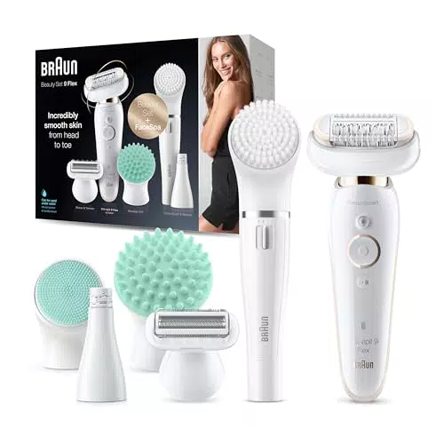 Braun Silk-épil 9 Flex Beauty-Set, Epilierer Damen / Haarentferner