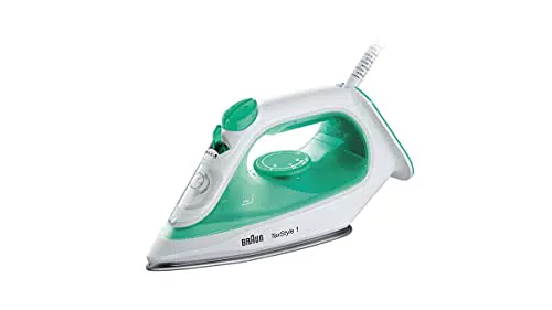 Braun TexStyle 1 Dampfbügeleisen SI 1050BL - Bügeleisen mit SuperCeramic Bügelsohle