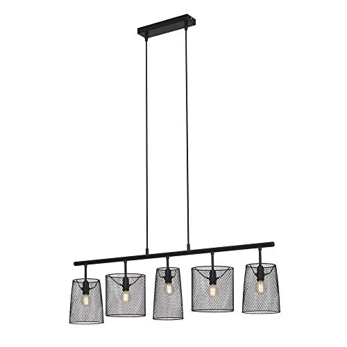 BRILONER - Pendelleuchte mit Drahtschirm, Vintage, E14 Fassung