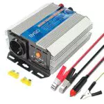 BYGD 300W Spannungswandler 12V 230V Wechselrichter, 12V auf 230V Stromumwandler mit 2 USB Anschluss