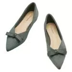 C.Paravano Flache Schuhe für Damen, Spitze Zehe Flache Schuhe