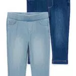 C&A Baby Mädchen Hosen Jeggings Regular Regular Fit 2er Pack|Multipack Jeans-blau 86