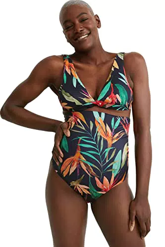 C&A Bikini-Hose - High Waist - Lycra Xtra Life™ - Gemustert bunt 38