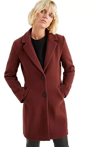 C&A Damen Blazer-Mantel Polyester Blazer coat beige 40