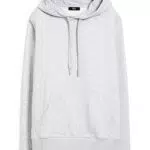 C&A Damen Hoodie Melange/Meliert hellgrau-Melange