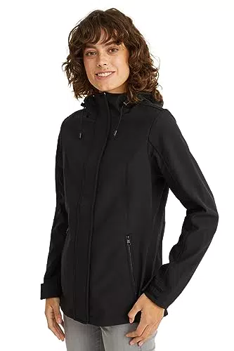 C&A Damen Jacke Polyester|Stretch|Softshell|Synthetisch Nicht wasserfest mintgrün 50