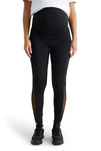 C&A Damen Leggings Hosen Umstandsmode Skinny Unifarben schwarz X