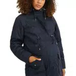 C&A Damen Parkamantel Umstandsmode Polyester|Baumwolle Parka coat dunkelblau 44