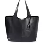 C&A Damen Shopper-Tasche Polyester|Lederimitate|Synthetisch Unifarben schwarz 1 size