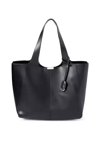 C&A Damen Shopper-Tasche Polyester|Lederimitate|Synthetisch Unifarben schwarz 1 size