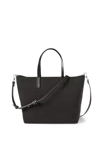 C&A Damen Shopper-Tasche Polyester|Synthetisch Unifarben schwarz 1 size