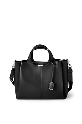 C&A Damen Tragetasche Lederimitate|Synthetisch Unifarben schwarz 1 size