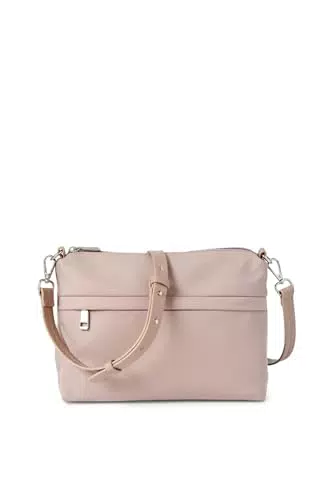 C&A Damen Umhängetasche Polyester|Synthetisch Unifarben hellbeige 1 size