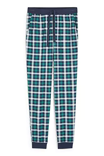 C&A Flanell-Pyjamahose - kariert dunkelblau