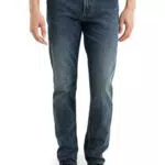 C&A Herren 5-Pocket Jeans Casual Straight Stretch|Baumwolle|Denim|Lycra Jeans-dunkelblau W34 L30