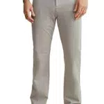 C&A Herren 5-Pocket Stretch|Baumwolle Hosen Unifarben grau W36 L32