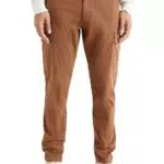 C&A Herren Cargo Stretch|Baumwolle Hosen Unifarben braun W36 L30