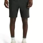 C&A Herren Joggingshorts Shorts Regular Baumwolle schwarz-Melange