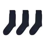 C&A Herren Socken Unifarben 3er Pack|Multipack dunkelblau 43-46