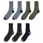 C&A Herren Socken Unifarben 7er Pack|Multipack dunkelgrün/dunkelblau 39-42