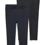 C&A Kinder Mädchen Hosen Leggings Skinny 2er Pack|Multipack dunkelblau 104
