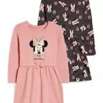 C&A Kinder Mädchen Kleid oberhalb des Knies Regular Fit rosa 134