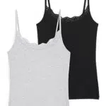 C&A Multipack 2er - Hemdchen schwarz/grau 2X