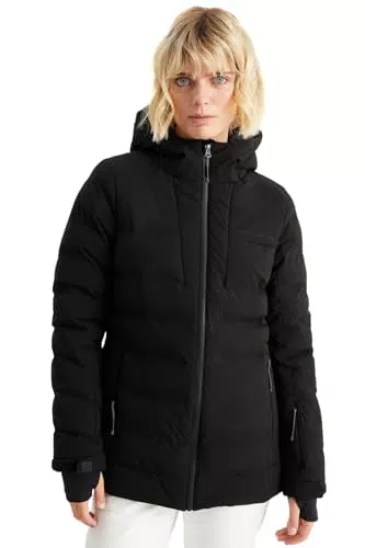 C&A Skijacke mit Kapuze schwarz 36