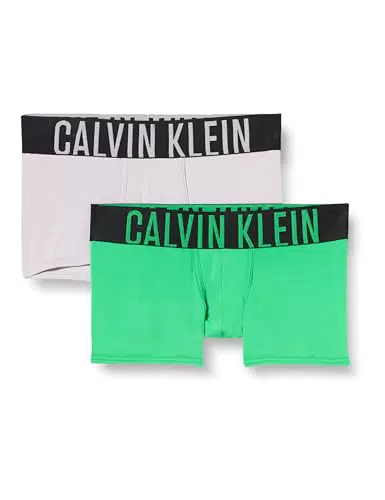 Calvin Klein Herren 2er Pack Boxershorts Low Rise Trunks Stretch