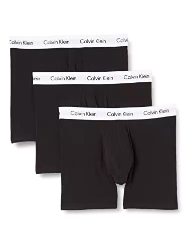 Calvin Klein Herren 3er Pack Boxer Briefs Baumwolle mit Stretch