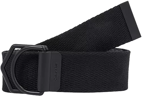 Calvin Klein Herren Double Ring Webbing 35MM K50K510767 Gürtel
