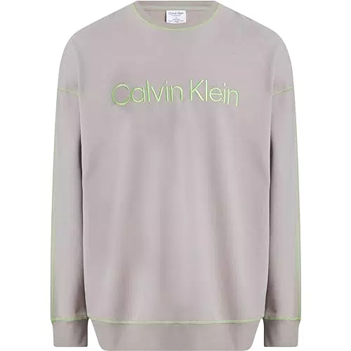 Calvin Klein Herren Sweatshirt L/S Baumwolle, Beige