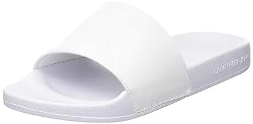 Calvin Klein Jeans Damen Badeschuhe Badelatschen, Weiß