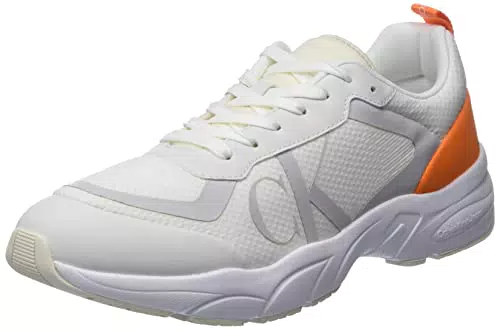 Calvin Klein Jeans Herren Runner Sneaker Retro Tennis Mesh Sportschuhe