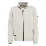 camel active Herren Sweatjacke mit Stehkragen Grau menswear-3X