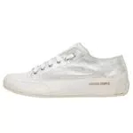 Candice Cooper Rock S-Sneakers aus nuanciertem Leder-Weiß Silber 43