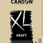 Canson 400039141 XL Kraft gerippt Skizzenblock, 90 g/qm