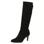 CAPRICE Damen Hohe Stiefel mit Absatz Memotion Spitz Trichterabsatz Weite G Vegan