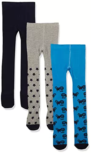 Care Kinder und Baby Strumpfhose, 3er Pack Blue, 104/110