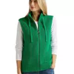 CECIL Damen B253718 Strickweste, Easy Green