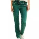 CECIL Damen B377012 Jeanshose Slim, Easy Green