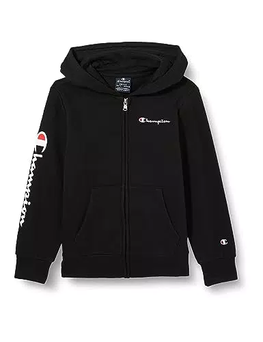 Champion Kinder und Jugendliche Legacy American Classics B-Maxi-Logo Ultralight Powerblend Fleece Full Zip Kapuzenpullover