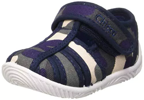 Chicco, Tullio Sandalen, Hausschuhe Jungen, Camouflage Blau