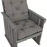 Chicreat Sitzkissen für Sessel, 2er-Set, dunkelgrau