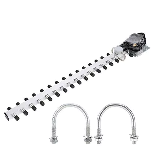 ciciglow Yagi-Antenne, 2, 4 G 25 DBi High Gain Wireless Router Netzwerkkarte 16 Einheiten Richtnetzwerkkarte Linearer Vertikaler Typ 1