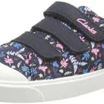 Clarks Mädchen City Vibe K Sneaker, Coton, Weit