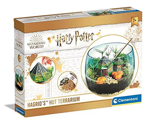 Clementoni 19248 Harry Potter Terrarium, Set mit Zubehör für ein Miniatur-Ökosystem