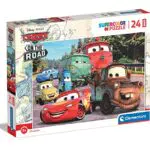 Clementoni 24239 Supercolor Disney Cars On The Road-Puzzle 24 Maxi Teile Ab 3 Jahren