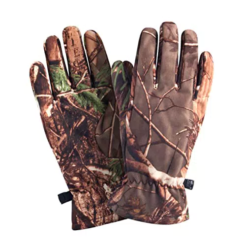 CLISPEED 1 Paar Jagdhandschuhe Ausrüstung Für Herren Handschuhe Für Herren wasserdichte Handschuhe Skihandschuhe Handschuhfutter Für Kaltes Wetter Herren-Jagd-Camouflage-Handschuhe