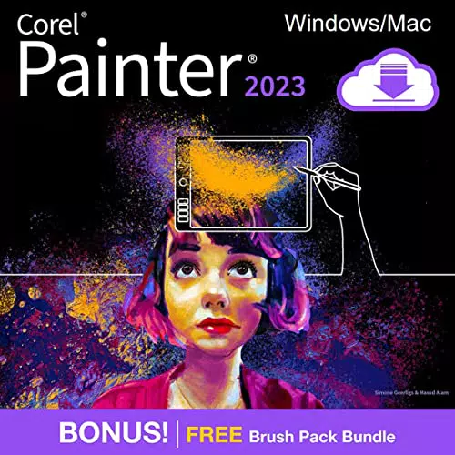 Corel Painter 2023, Software für digitales Malen, Illustration